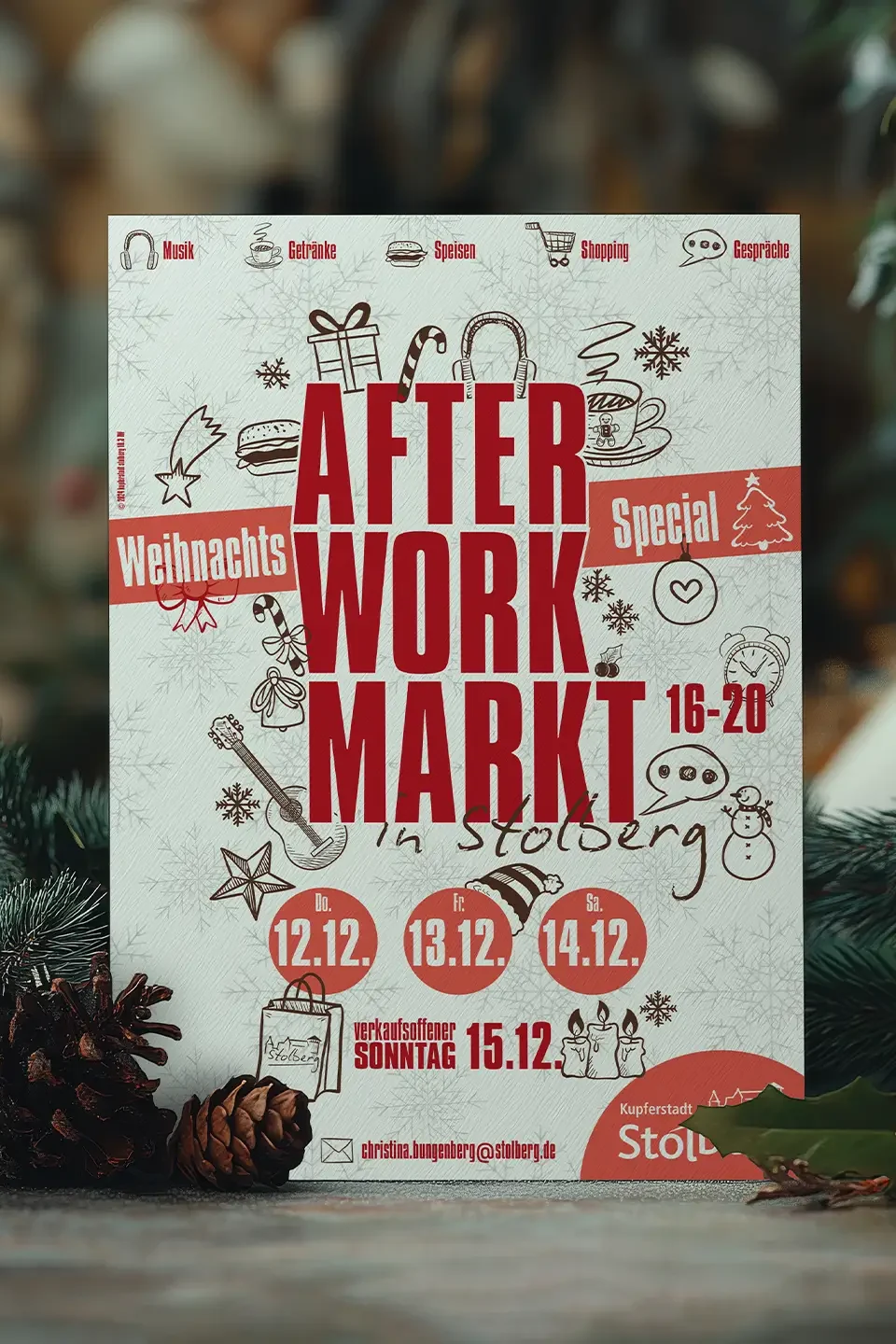 Plakat für den After Work Markt