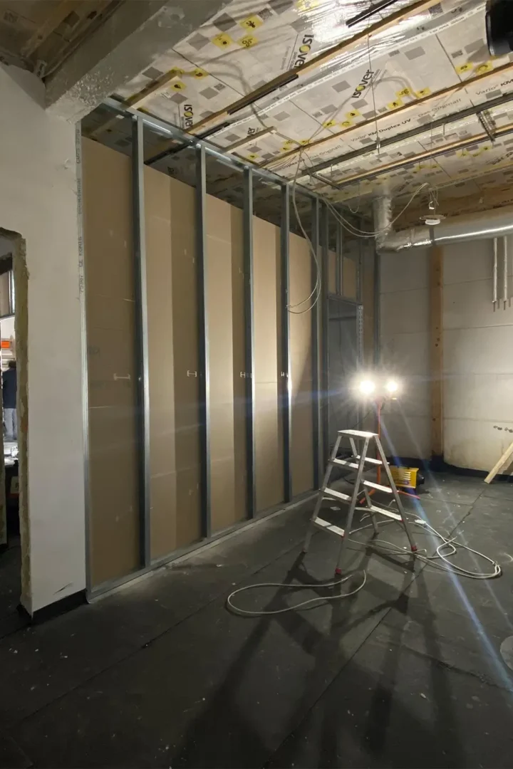 Baustelleninnenansicht