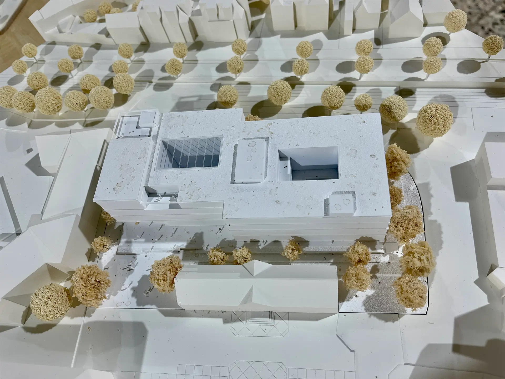 Modell der Ausstellung