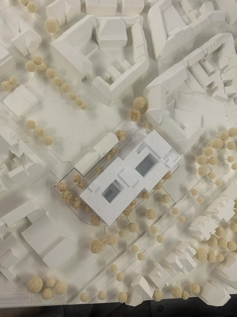 Modell des Architektenwettbewerbs